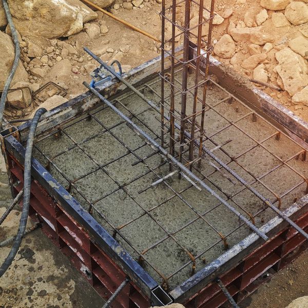 steel concrete form