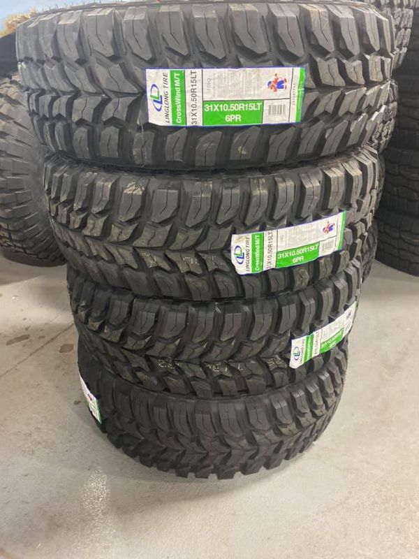 stacked tires