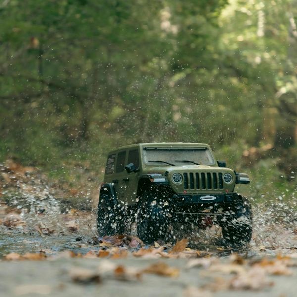 offroading through water