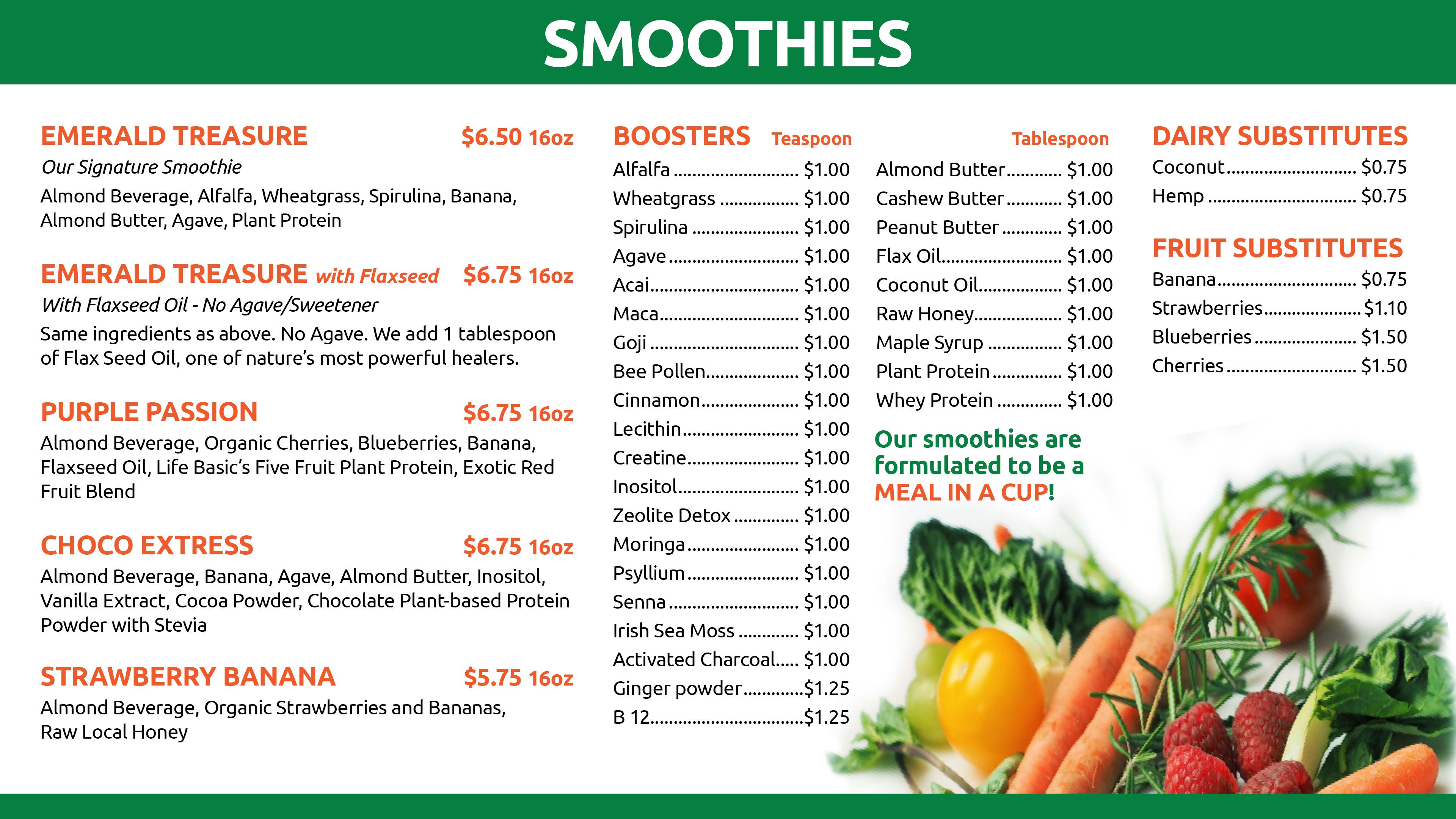 Signature Smoothies Get Healthy Smoothies In Kettering Natural 