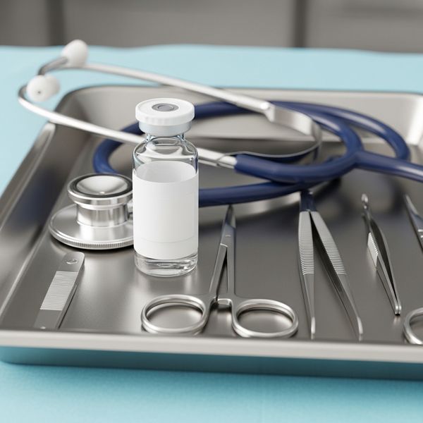 Professional veterinary medical supplies representing vaccine safety standards.