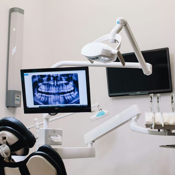 Orthodontist chair. Orthodontist chair.