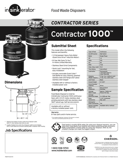 Contractor-1000-Garbage-Disposal-Spec-Sheet.png