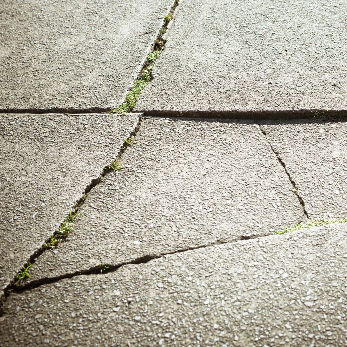 cracked concrete