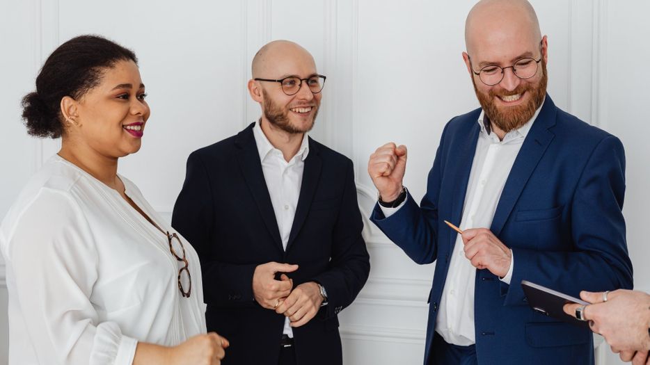 people at a corporate event