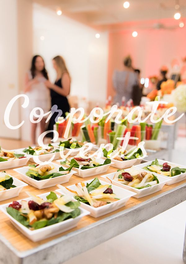 a catered Corporate Event