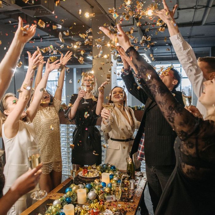 toast at corporate party