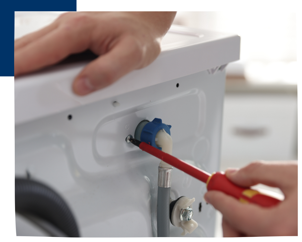 repairing back of dryer