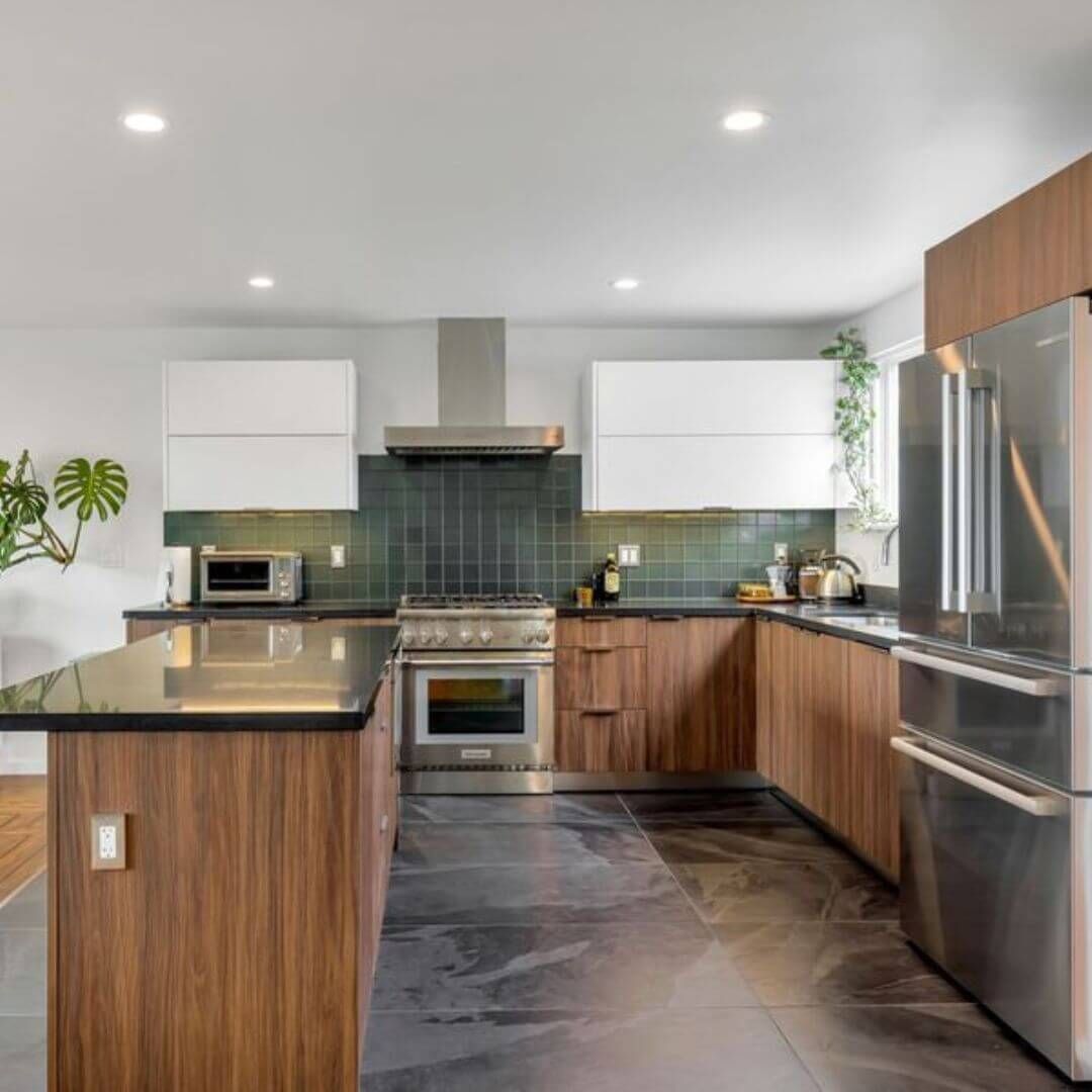 newly remodeled kitchen