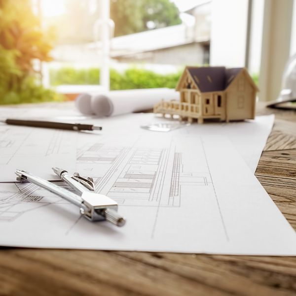 image of construction plans