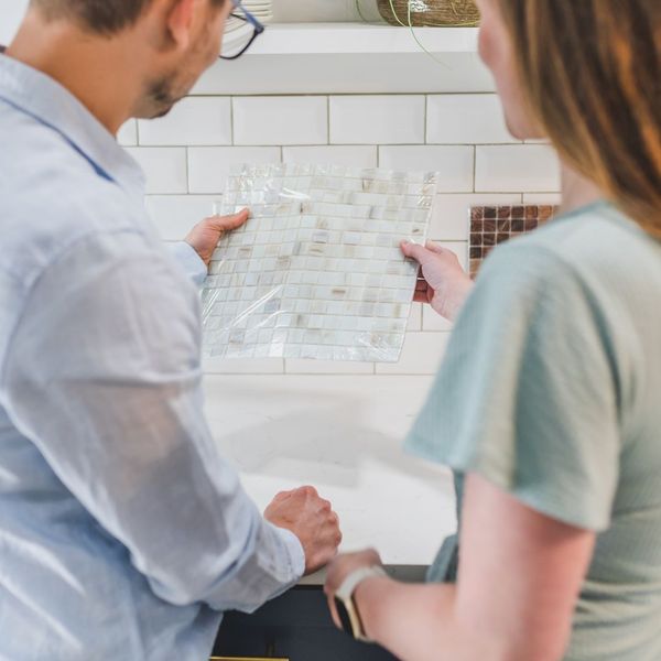 comparing backsplash tile patterns