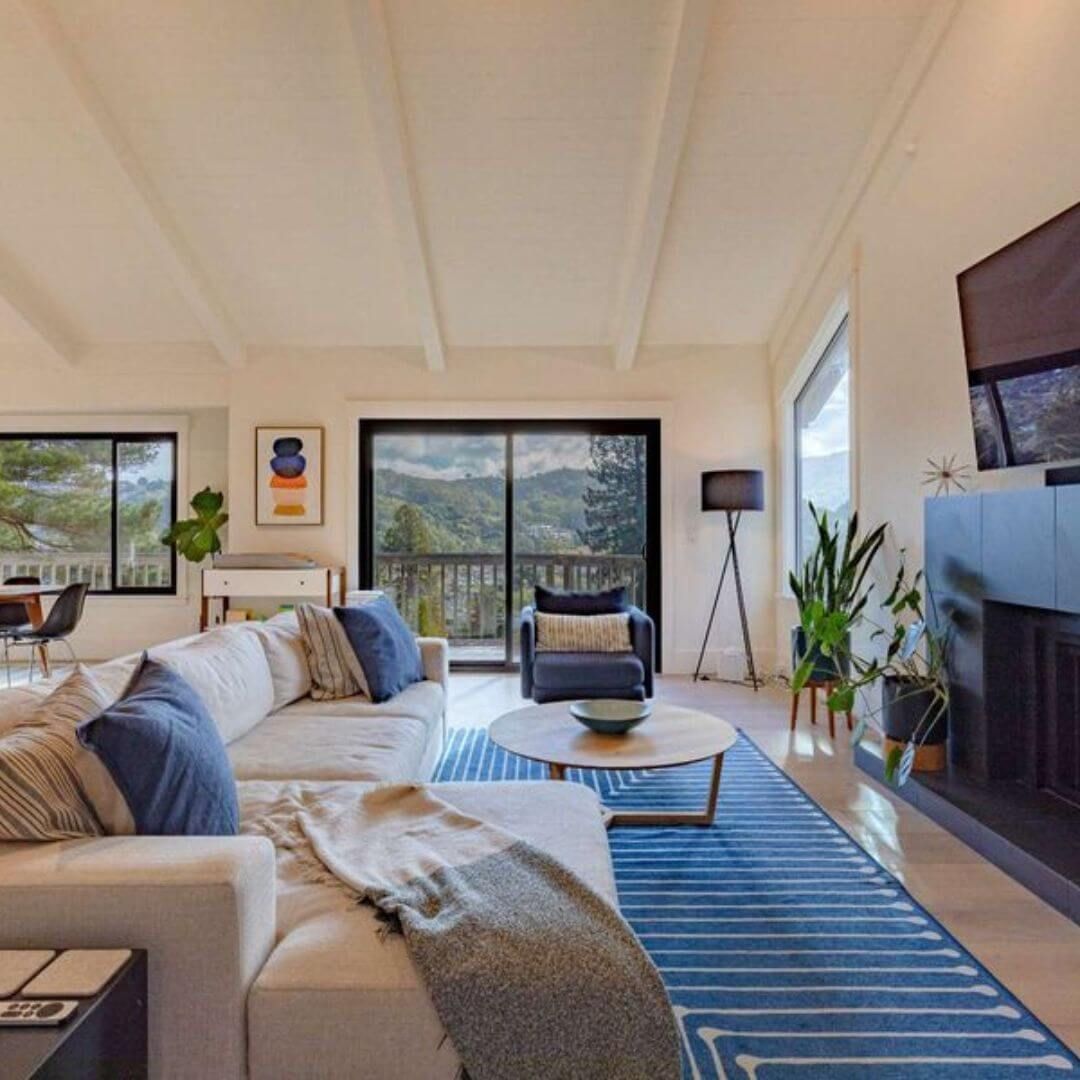 newly remodeled living room