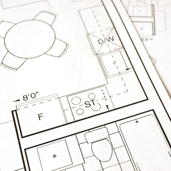 blueprints of kitchen layout