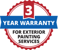 3 Year Warranty for Exterior Painting Services