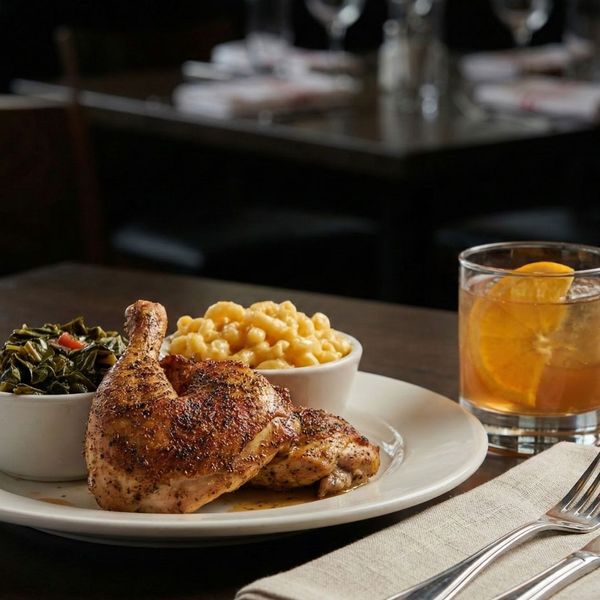 Chicken and mac and cheese