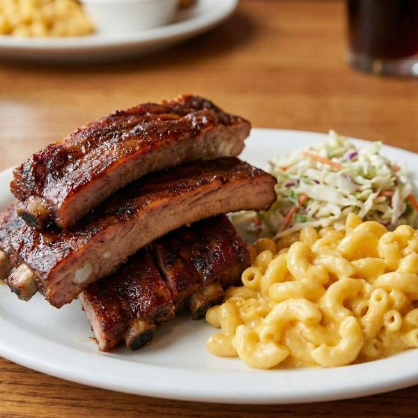 Ribs and Coleslaw