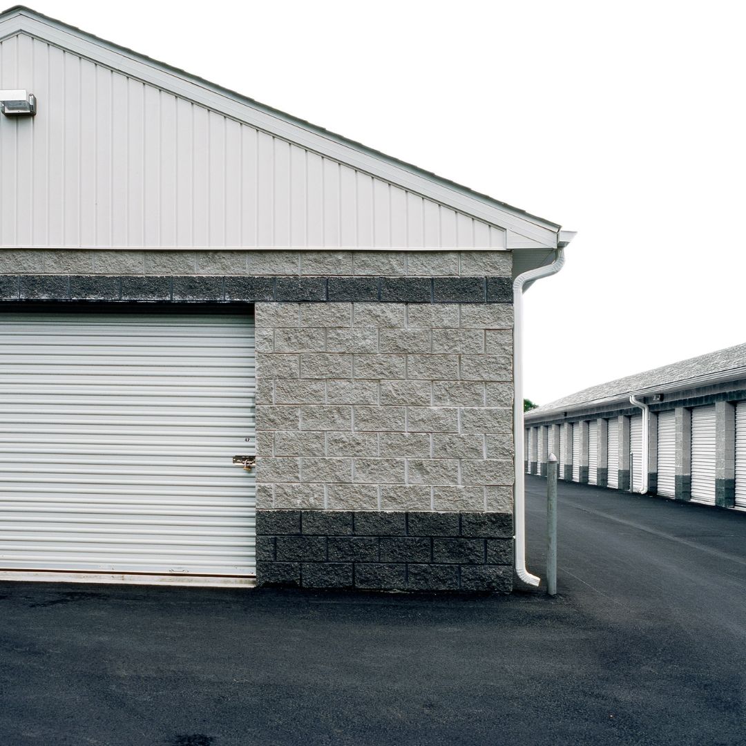 Exterior of storage unit