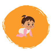 toddler crawling