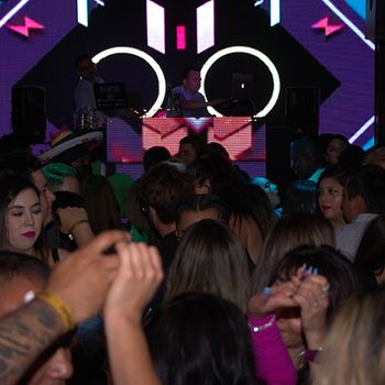 People partying at nightclub in Vegas