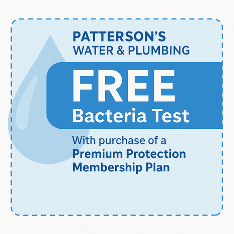 FREE Bacteria Water Test!
