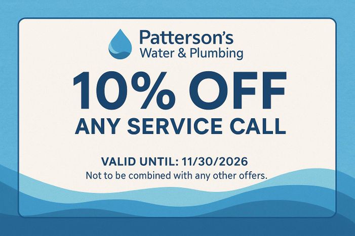 10% OFF your next Plumbing Service Call!