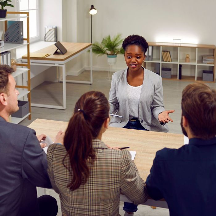 interviewing candidate