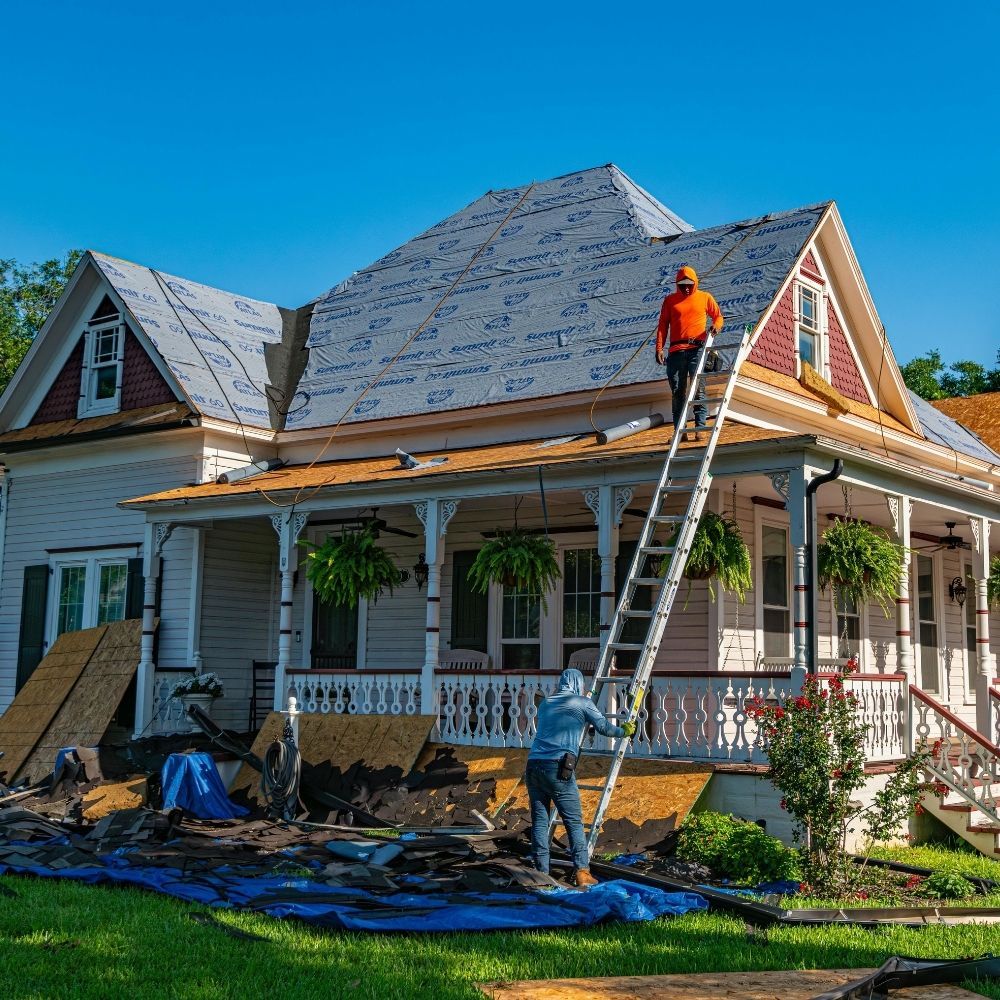 new roof installation