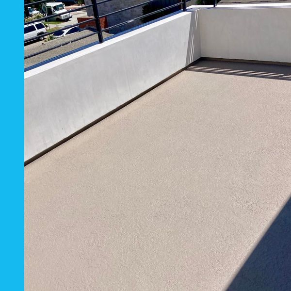 waterproofed rooftop deck