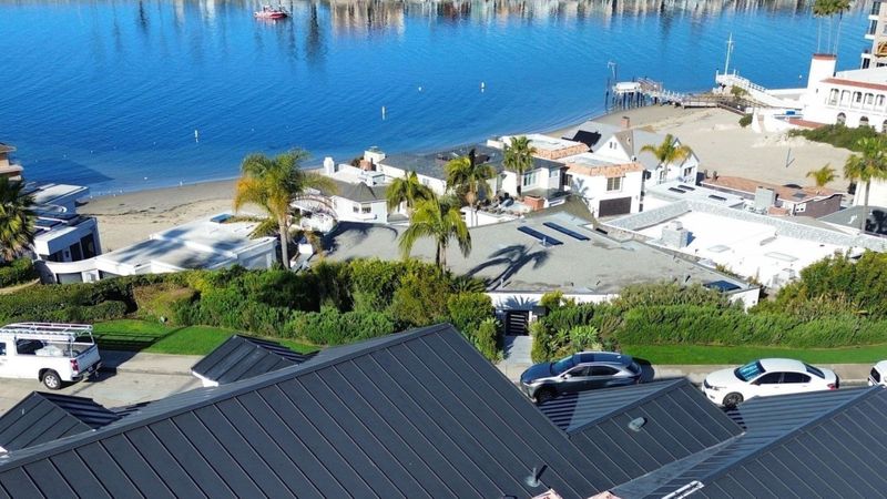 Standing Seam Metal Roof next coast line