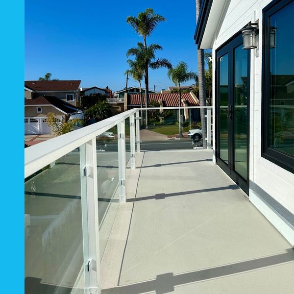 waterproofed deck