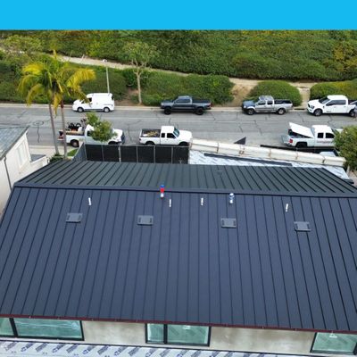 a standing seam metal roof