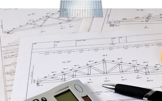 blueprints for construction trusses