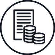 Paper and Money Icon Paper and Money Icon