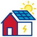 Solar Roof Icon