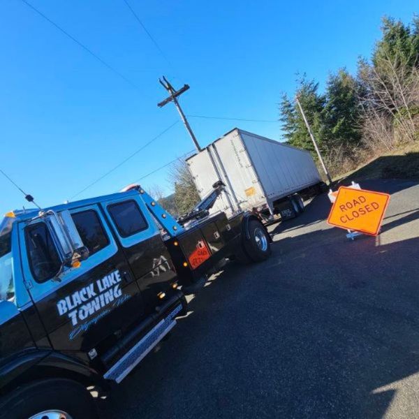 Black Lake Towing vehicle