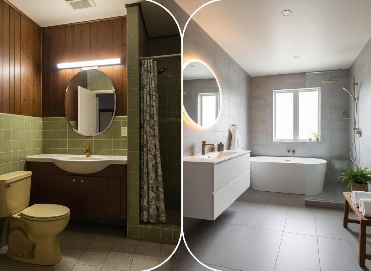 Bathroom Renovation Before and After