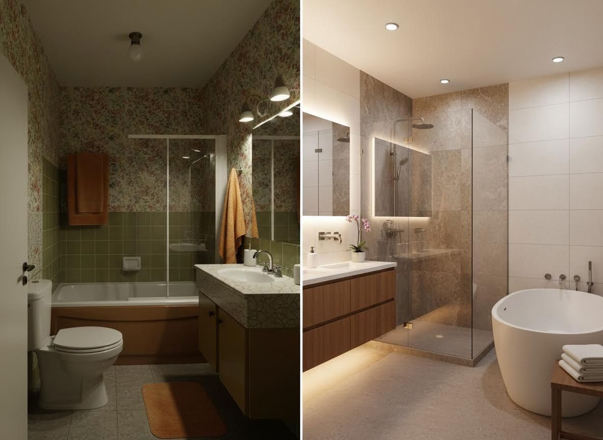 Bathroom Renovation Before and After