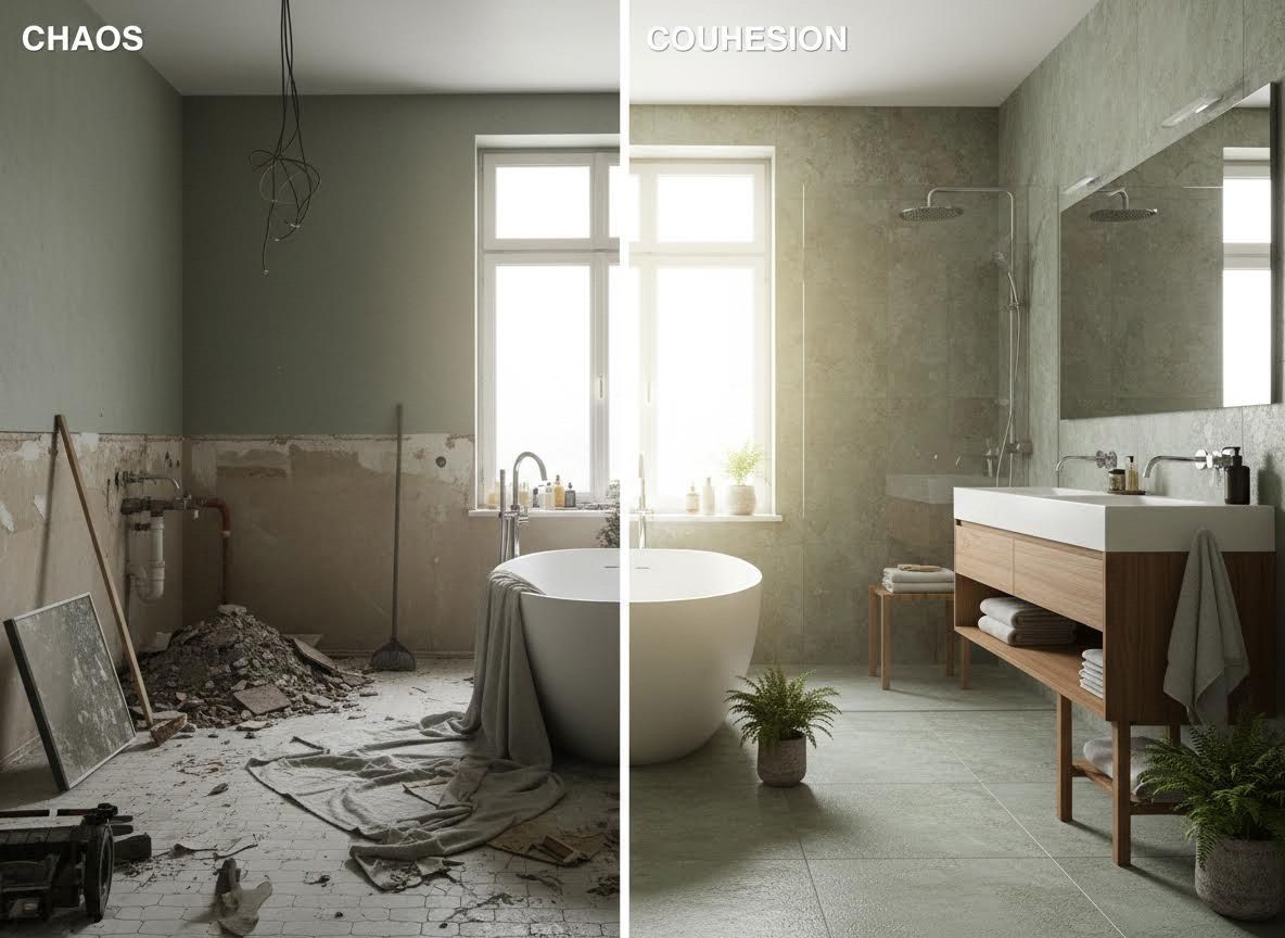 Bathroom Renovation: Chaos to Cohesion
