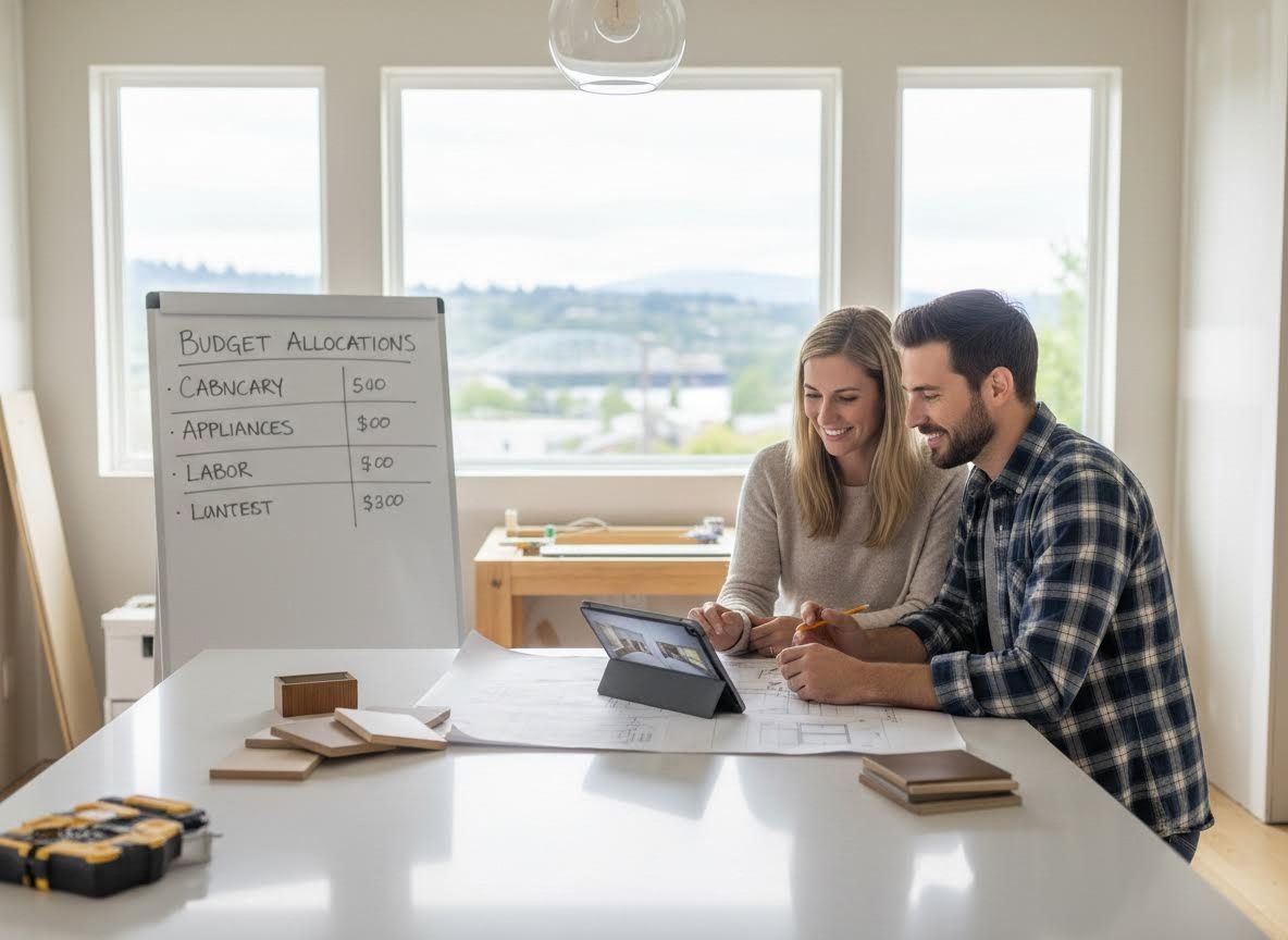 Couple Planning Home Renovation Budget