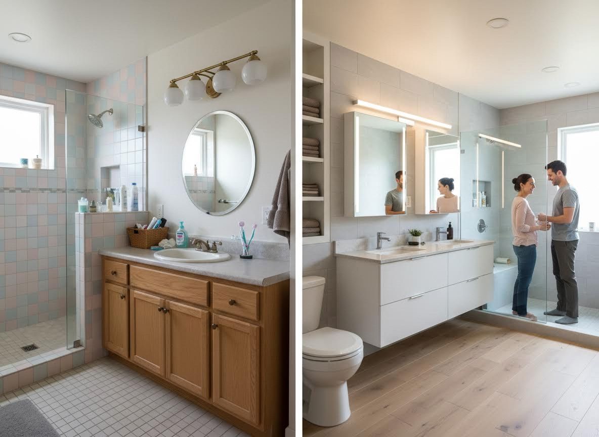 Bathroom Renovation Before and After