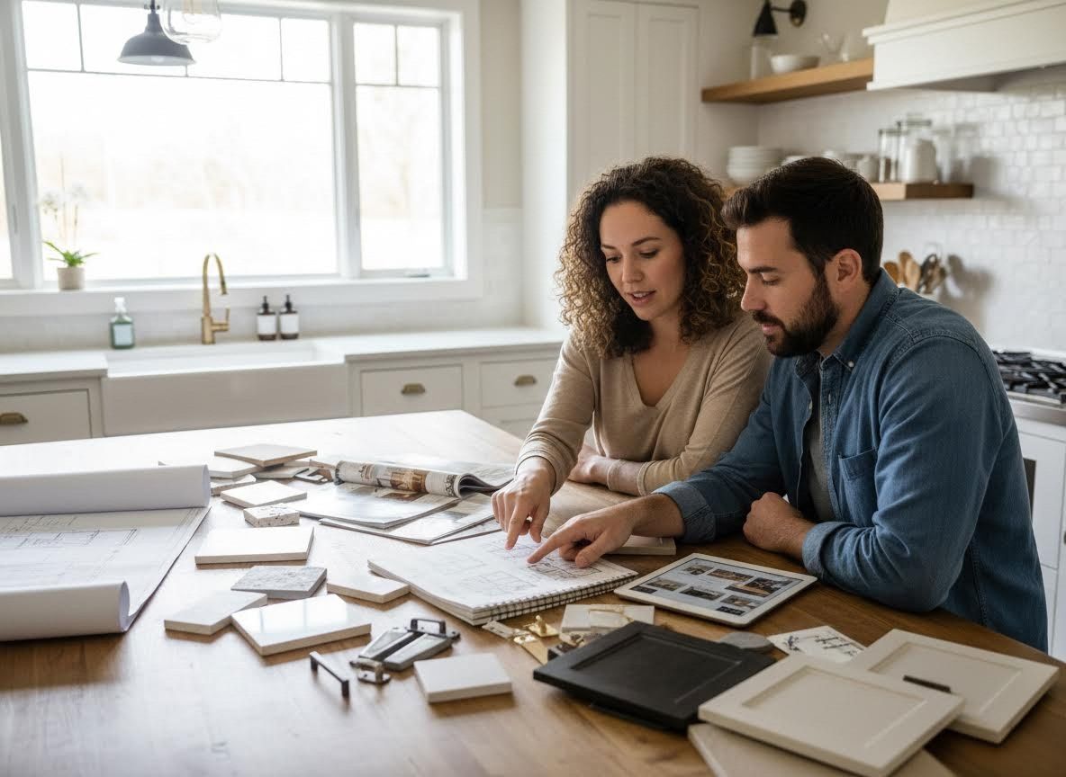 Couple Planning Kitchen Renovation