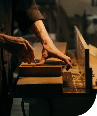 a carpenter at work