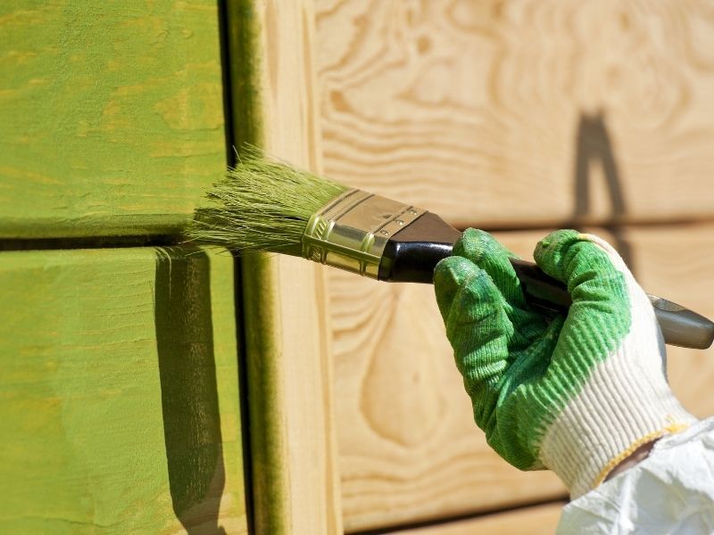 Painting exterior wood Painting exterior wood