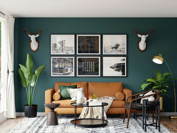 living space after wall painting