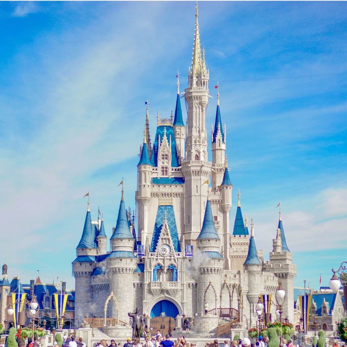 Cinderella's castle at Disney