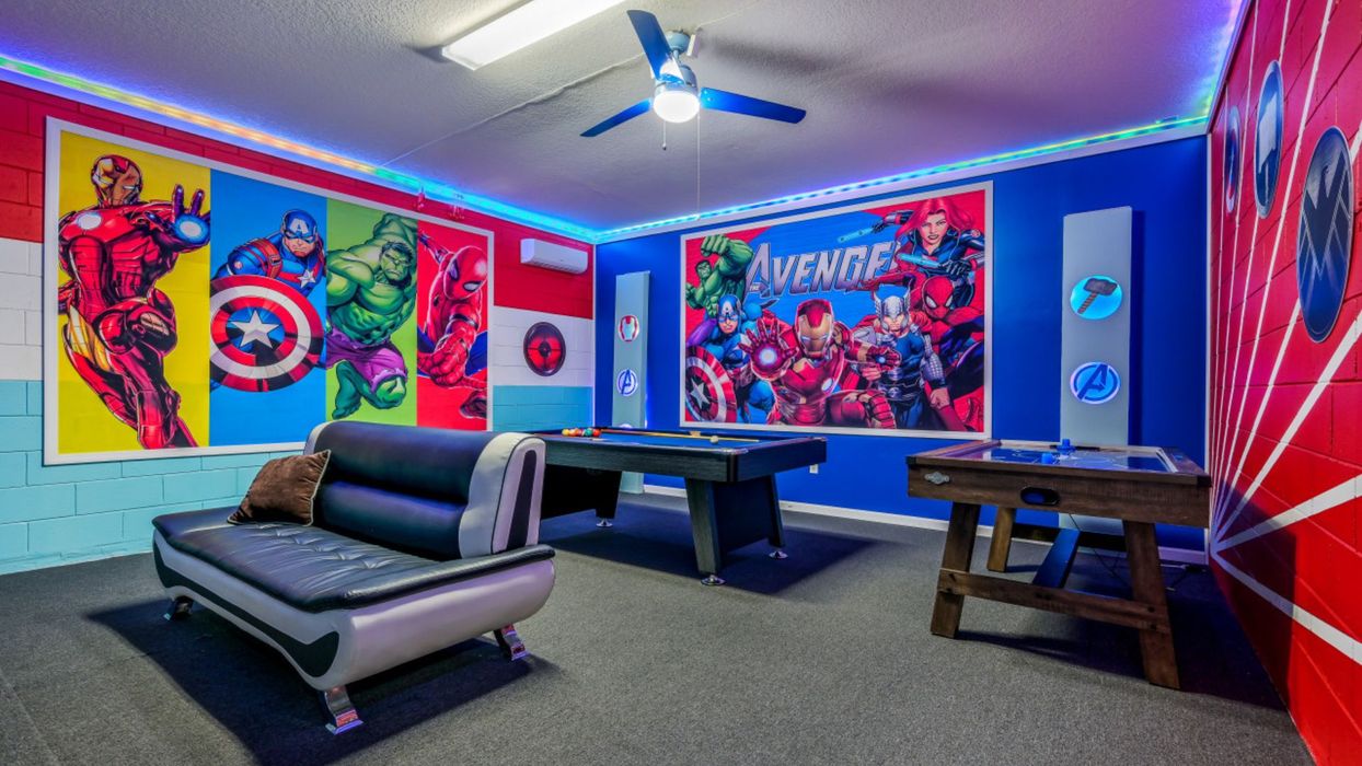 Marvels arcade room 