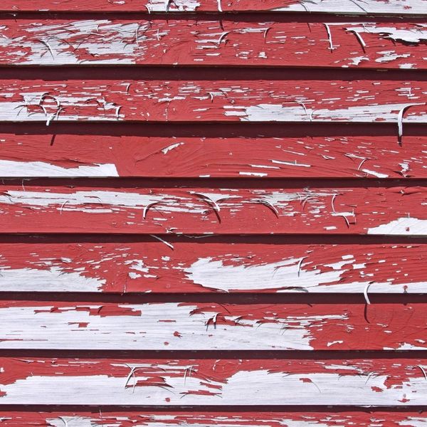 peeling and fading siding
