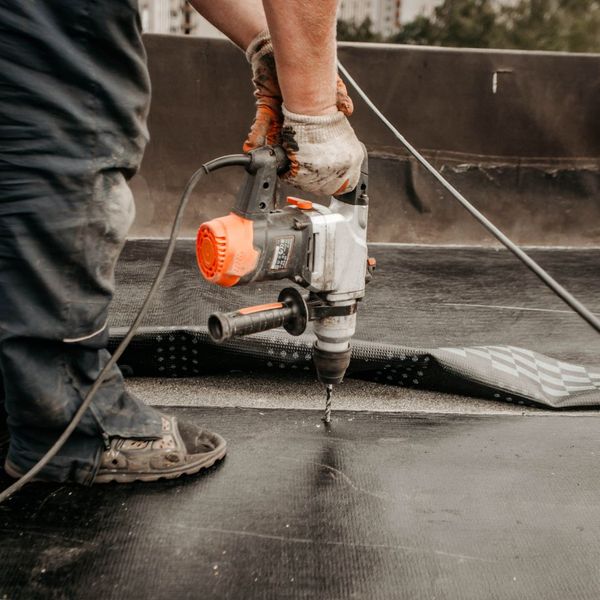 drilling into roof