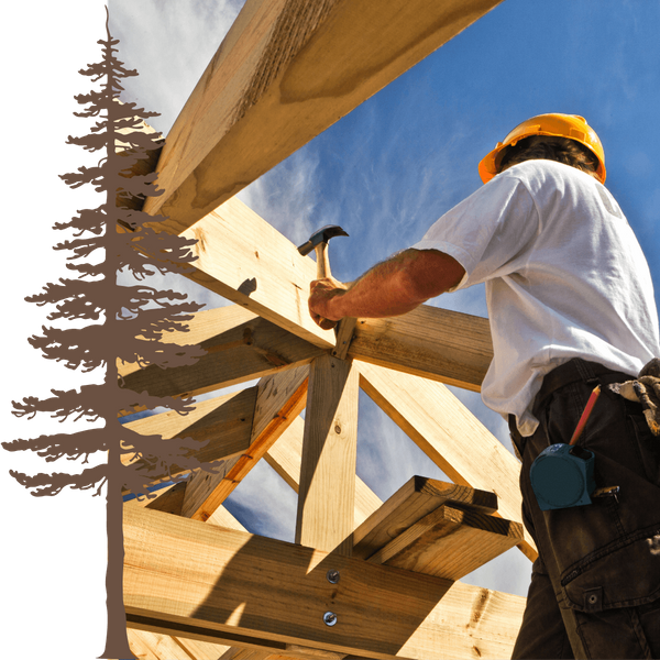 contractor building a roof