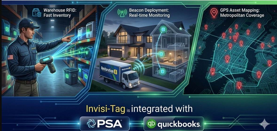 Invisi-TagInvisi-Tag RFIDRFID equipment trackingAsset management softwareCloud asset trackingBluetooth asset beaconsQR code tool trackingIndustry ApplicationsLandscape equipment trackingRestoration inventory managementConstruction tool trackingFleet manage